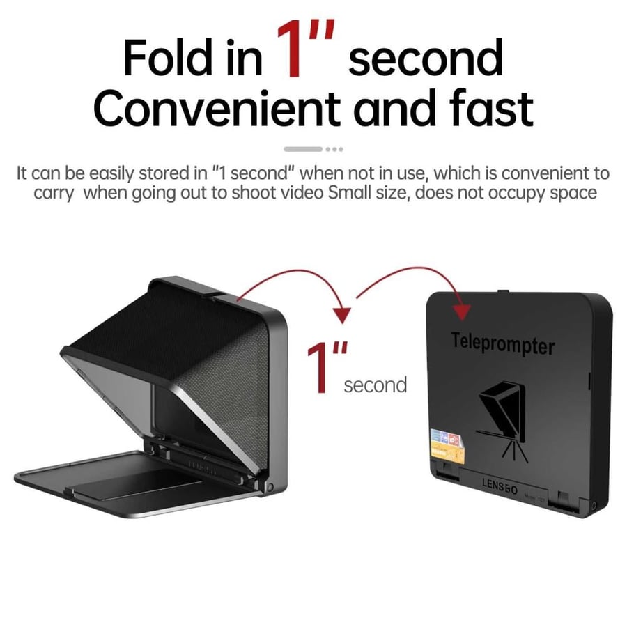 LENSGO TC7 Teleprompter for Smartphone