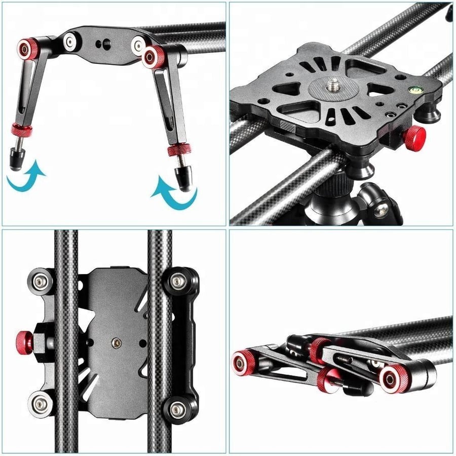 Focus Studio 100cm Carbon Fiber Camera Track Dolly Slider Rail System