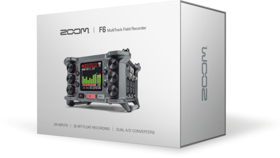 Zoom F6 6-Input / 14-Track Multitrack Field Recorder