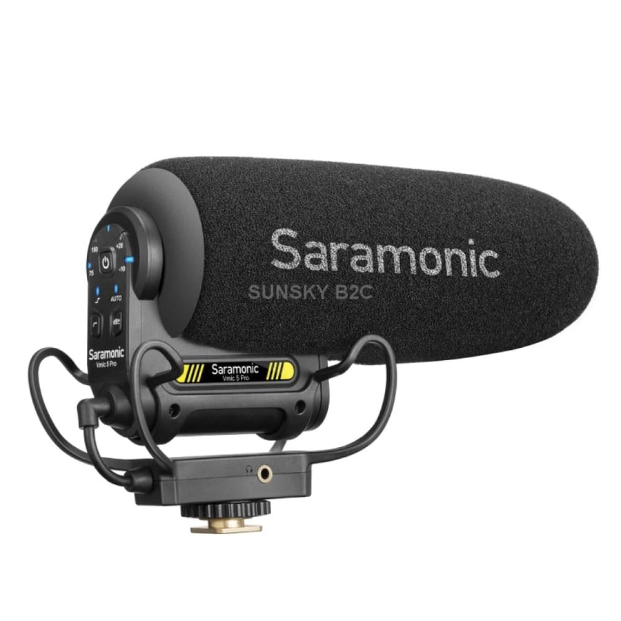 Saramonic SR-Vmic 5 Pro Super-cardioid Shotgun Microphone for Camera/Camcorder