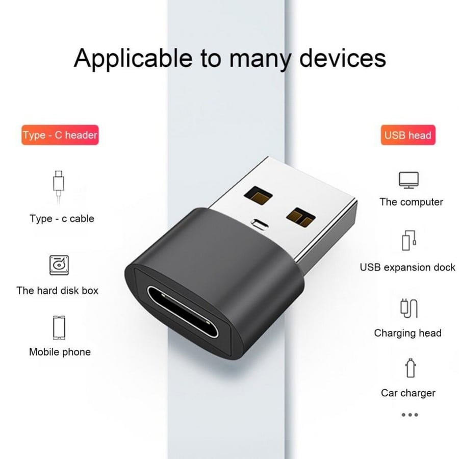 Baseus USB Type C OTG Adapter USB C Male to Micro USB Female Cable Converters For Macbook, Samsung S20 Xiaomi USB to Type-C OTG