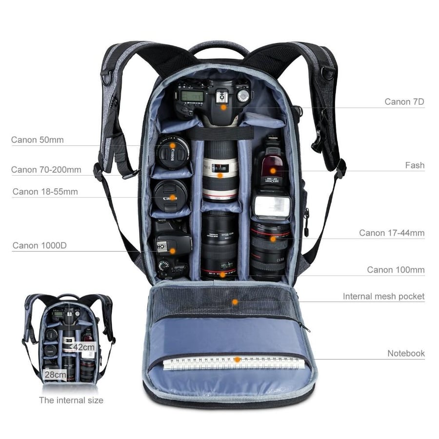 Focus Studio DC22095B Backpack-Black