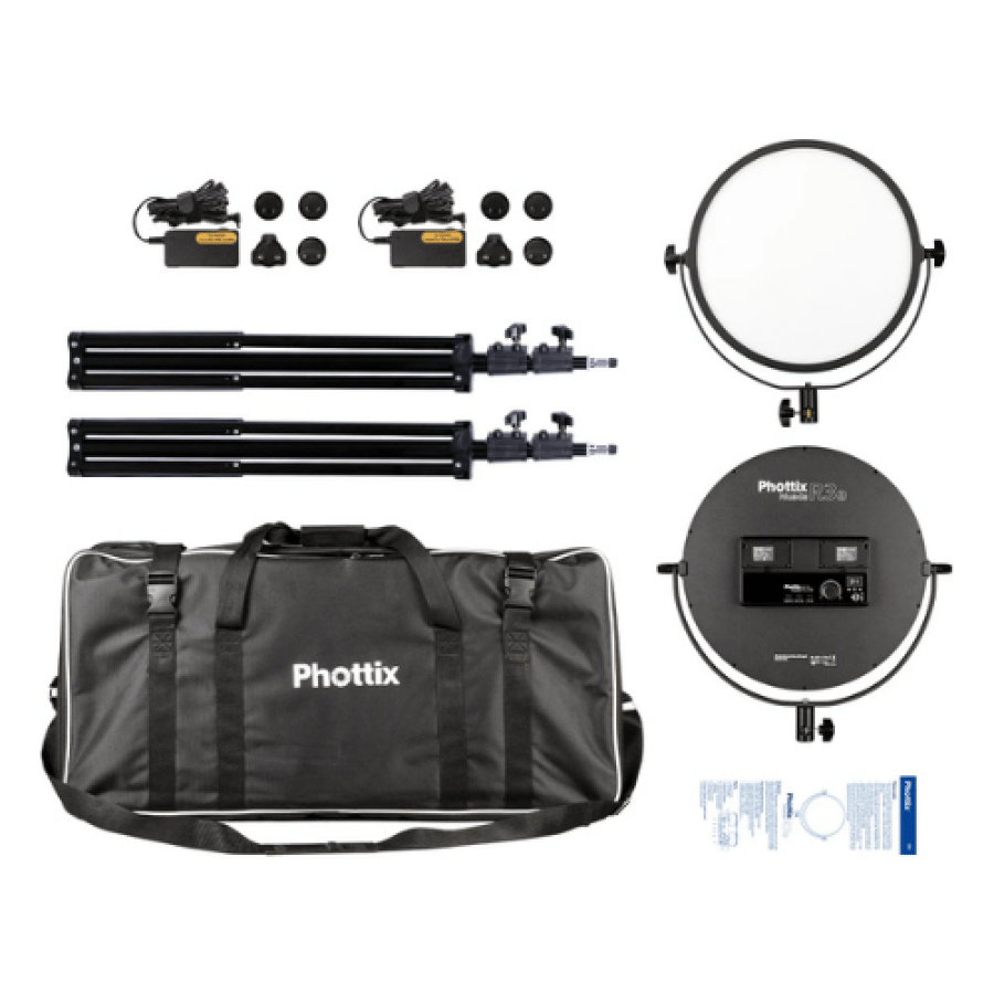 Phottix Nuada R3a Video LED Light Twin Kit Set