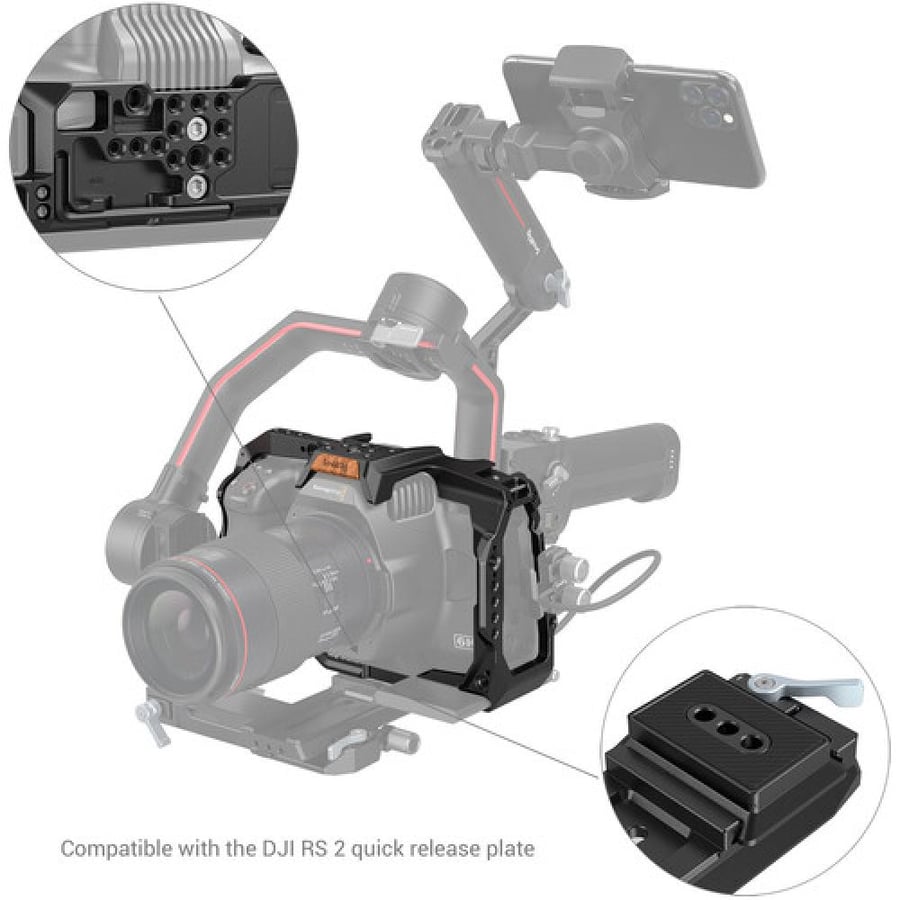 SmallRig Full Cage for Blackmagic Pocket Cinema Camera 6K Pro(SKU:3270)