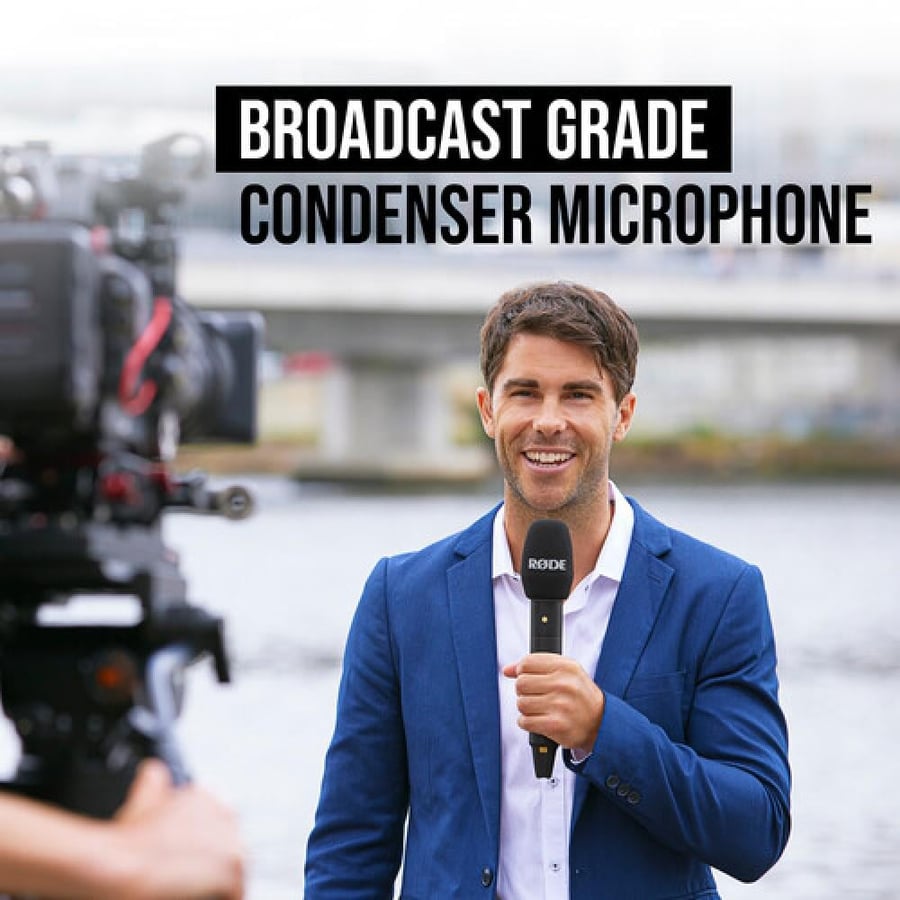 RODE WIRELESS HANDHELD CONDENSOR MIC PRO
