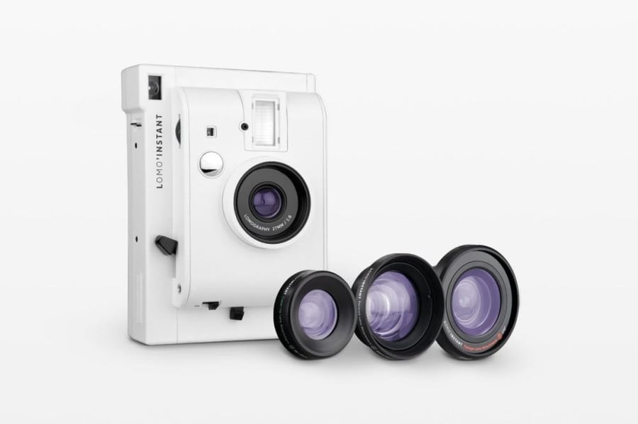 Lomography Lomo Instant Automat & Lenses -White