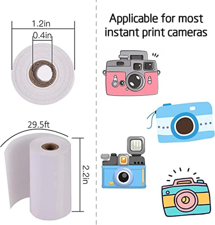 Instant Camera Rolls Print Paper