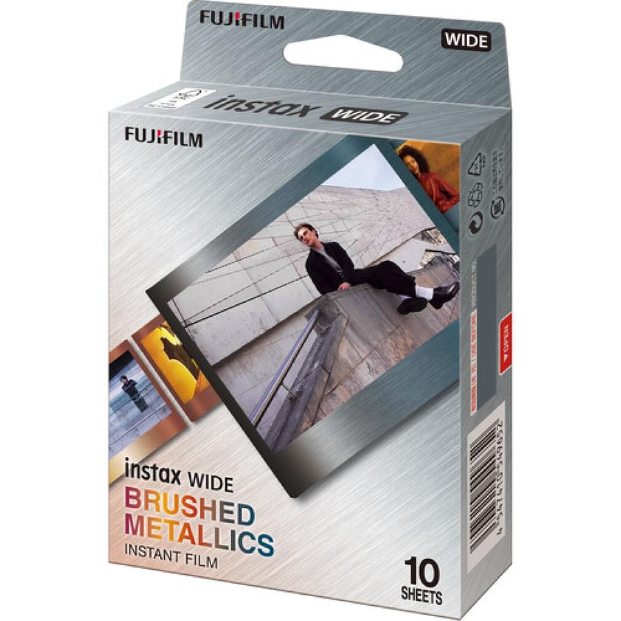 Instax Wide Brushed Metal Film 10X1