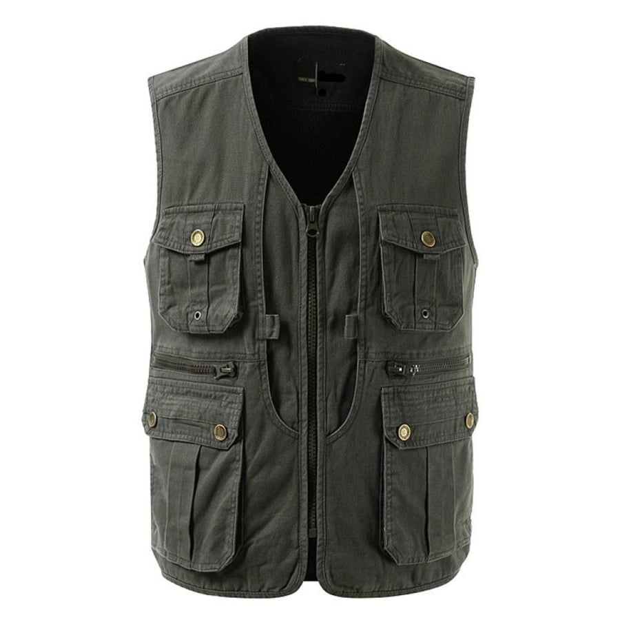 MJ181 Dark Green Color Vest - Size L