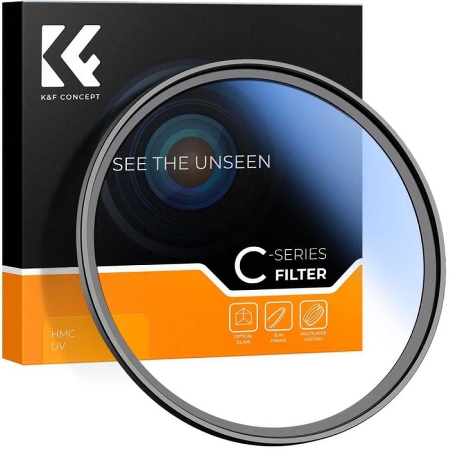 K&F Concept 77MM KU12 Classic Series, Blue-Coated, HMC CPL Filter, Japan Optics