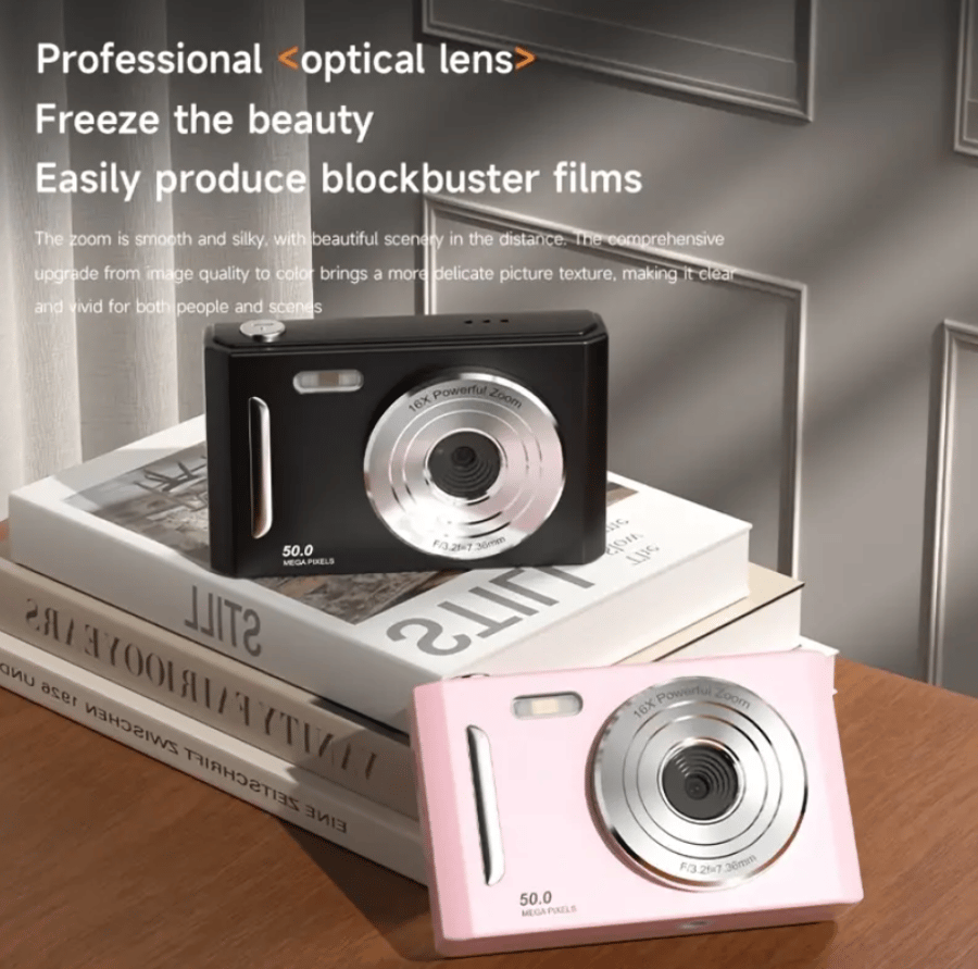 m26 ccd digital camera 50 million ultra clear pixels 8x (Silvery Color)