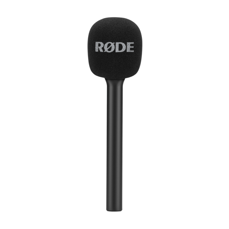 RODE Interview GO Handheld Mic Adapter for Wireless Clip-On Transmitter (Black)