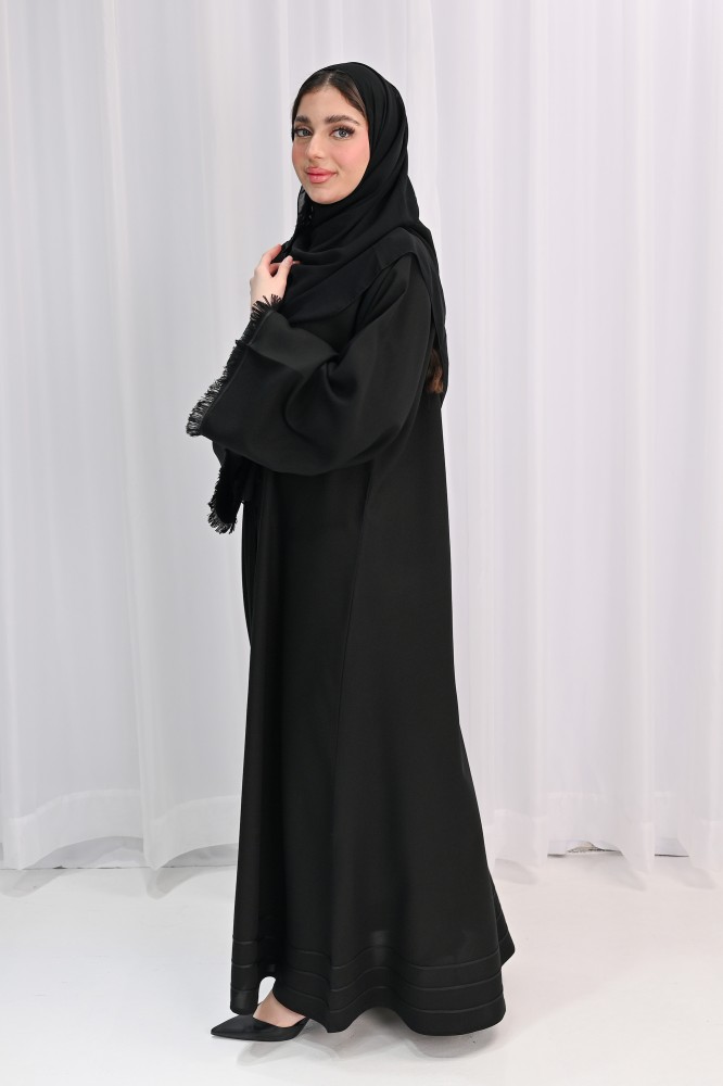 عباية كريب بقيطان اسود