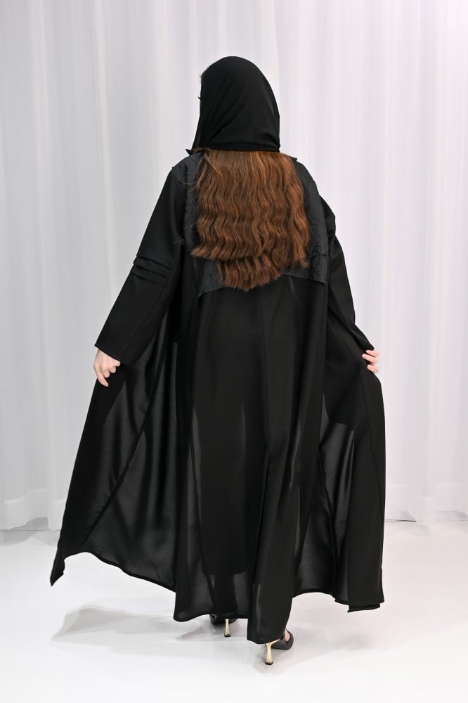 عباية كريب بقماش جكار