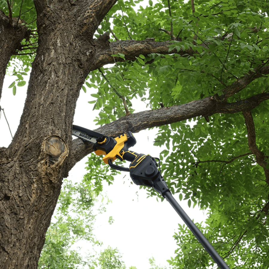 Electric wood saw 8 inch wireless battery with long extension arm