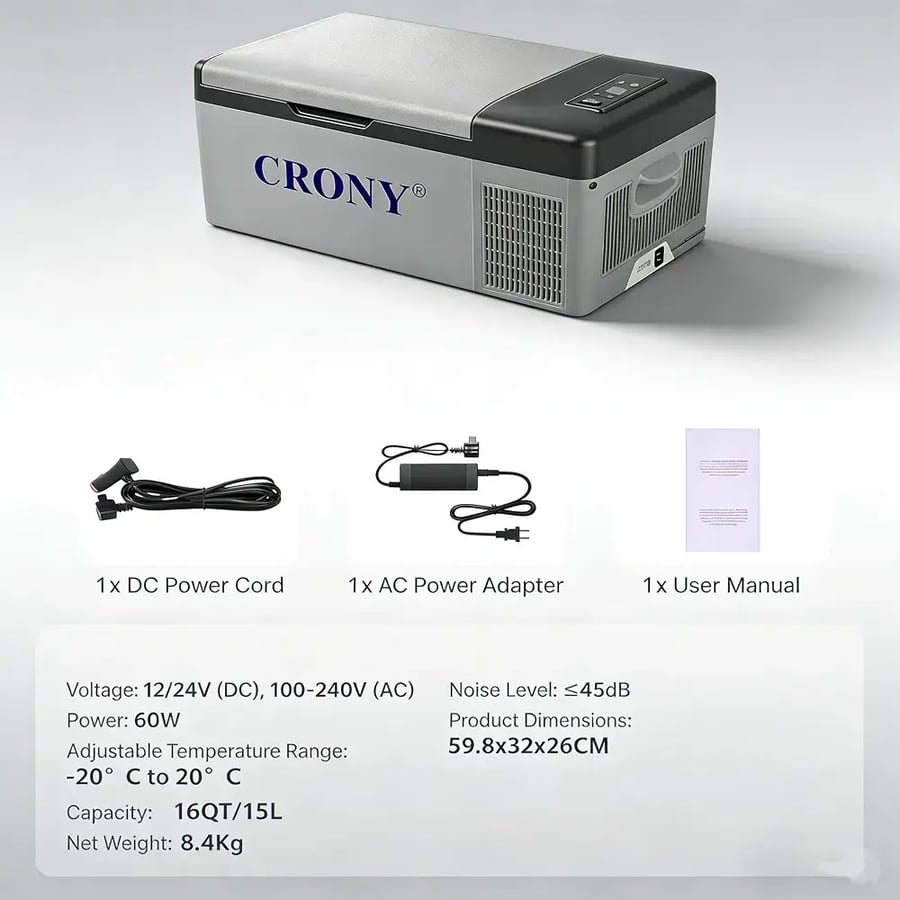 ثلاجة سيارة 15 لتر كروني CRONY