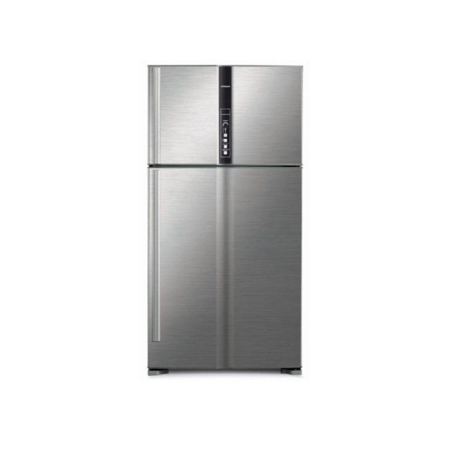 هيتاشى ثلاجة بابين 21.2 قدم مكعب - 600 ليتر - انفرتر - فضي - R-V805PS1KV-1BSL