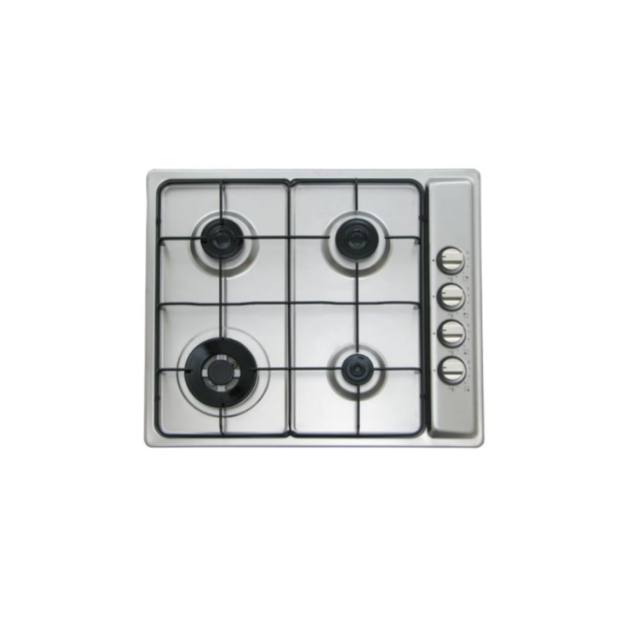 Kitchen line gas hob surface built-in 60 cm 4 burners lightweight - Italian - stainless steel - G4013