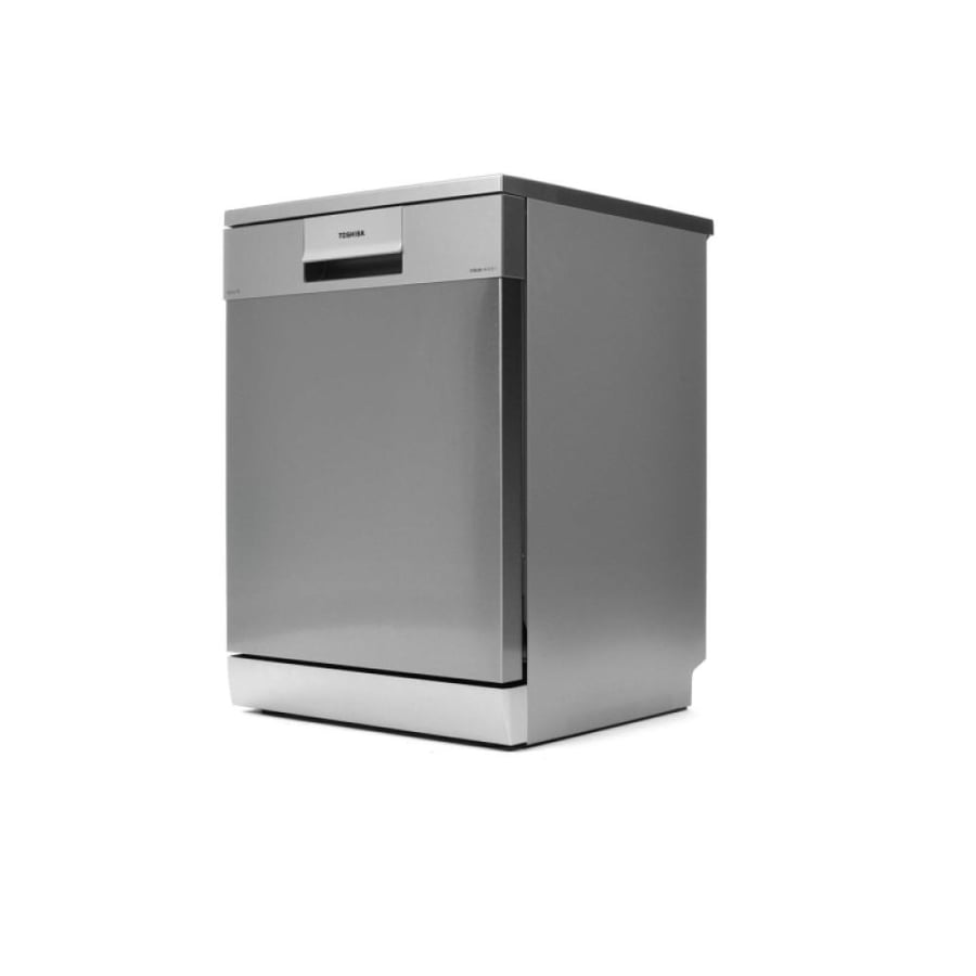توشيبا غسالة صحون 10 برامج - 14 مكان - فضي - DW-14F6ME(SS)-SA