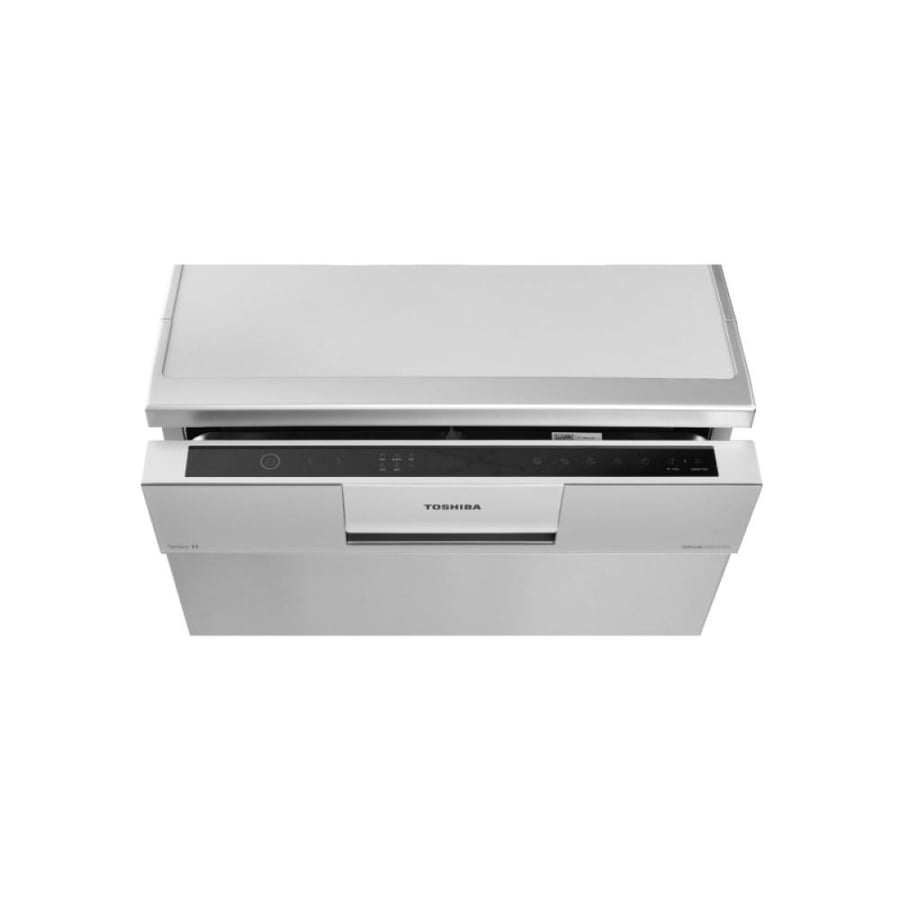 توشيبا غسالة صحون 10 برامج - 14 مكان - فضي - DW-14F6ME(SS)-SA