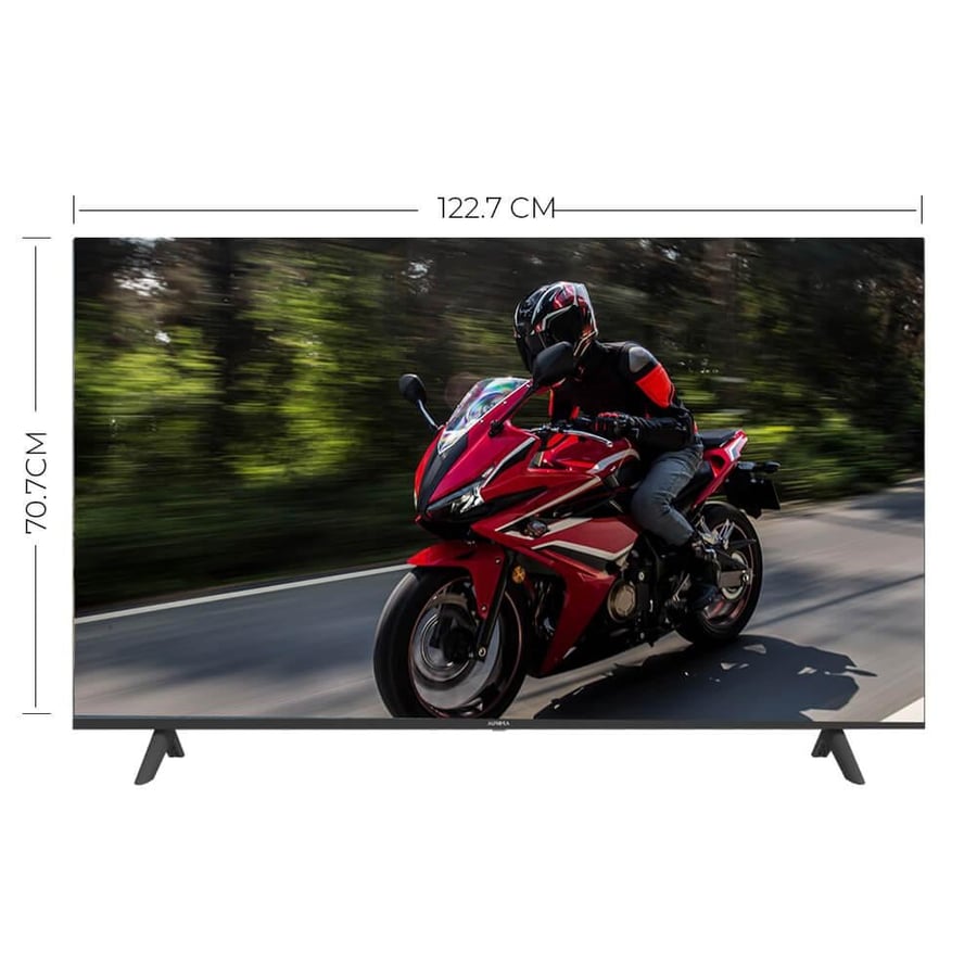 أرورا شاشة سمارت 55 بوصة 4K UHD - QLED - أندرويد 14 - موديل AR-55LPSQ