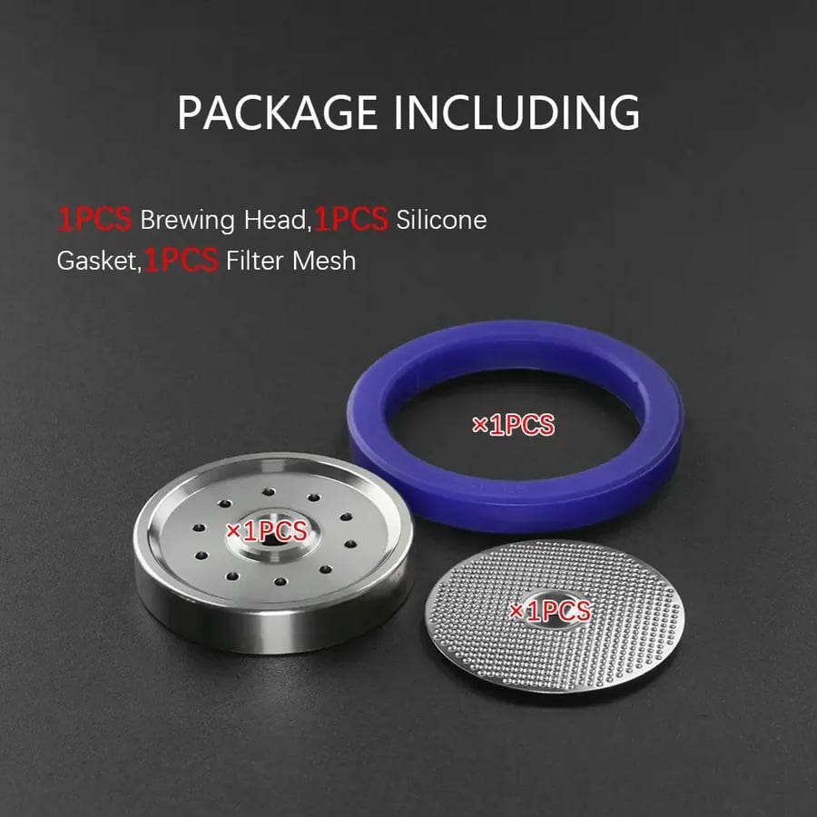 حامل شاشة دش اسبريسو من الستانلس ستيل لماكينات بريفيل سيج 900، أوراكل، وتوتش - تحسين الاستخلاص والنكهة