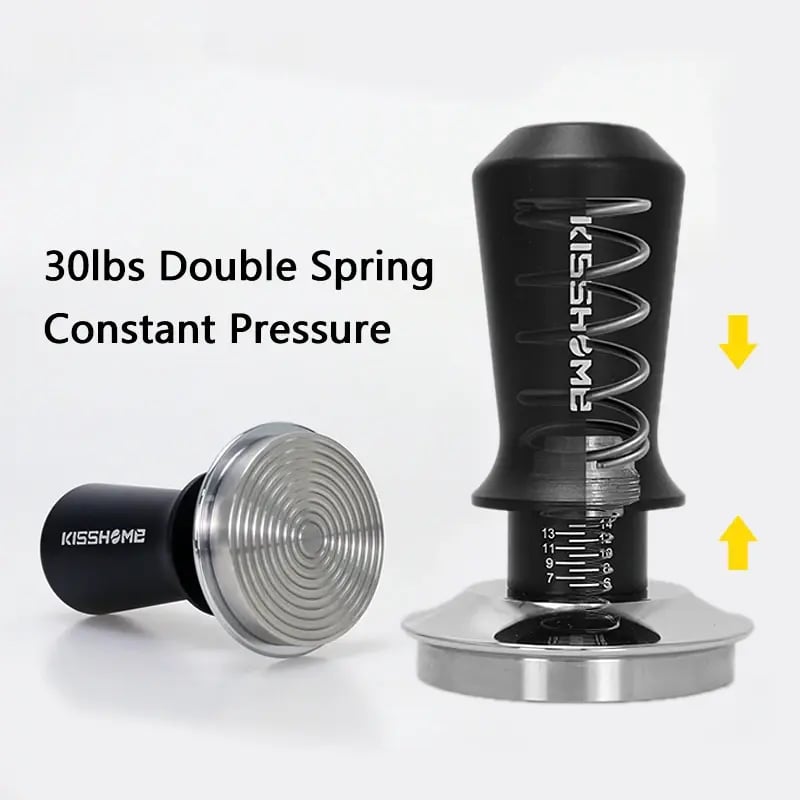 Coffee Tamper Constant Pressure Double Spring 51mm 53mm 58mm Espresso Distributor For Delonghi Breville Accessories Barista Tool