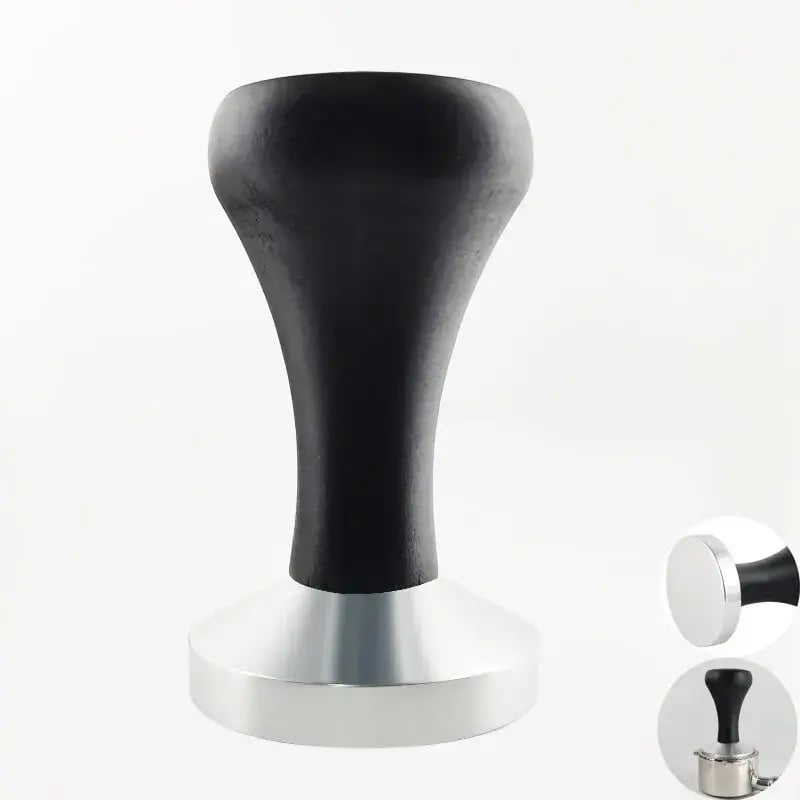 51/53/58mm Coffee Tamper with Handle - مكبس قهوة بمقبض 51/53/58 مم