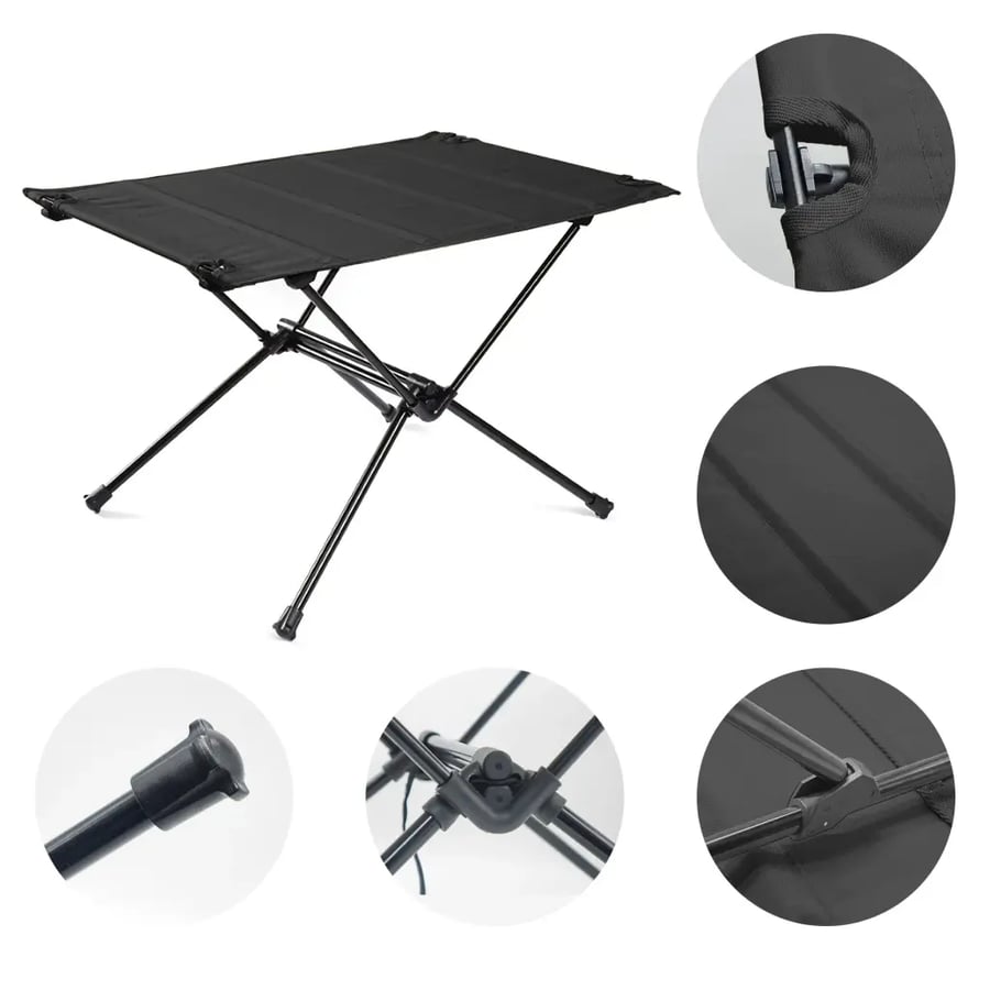 طاولات سياحية محمولة من سبائك الألومنيوم للنزهات في الهواء الطلق من WESTTUNE Camping خفيف الوزن 1680D Oxford