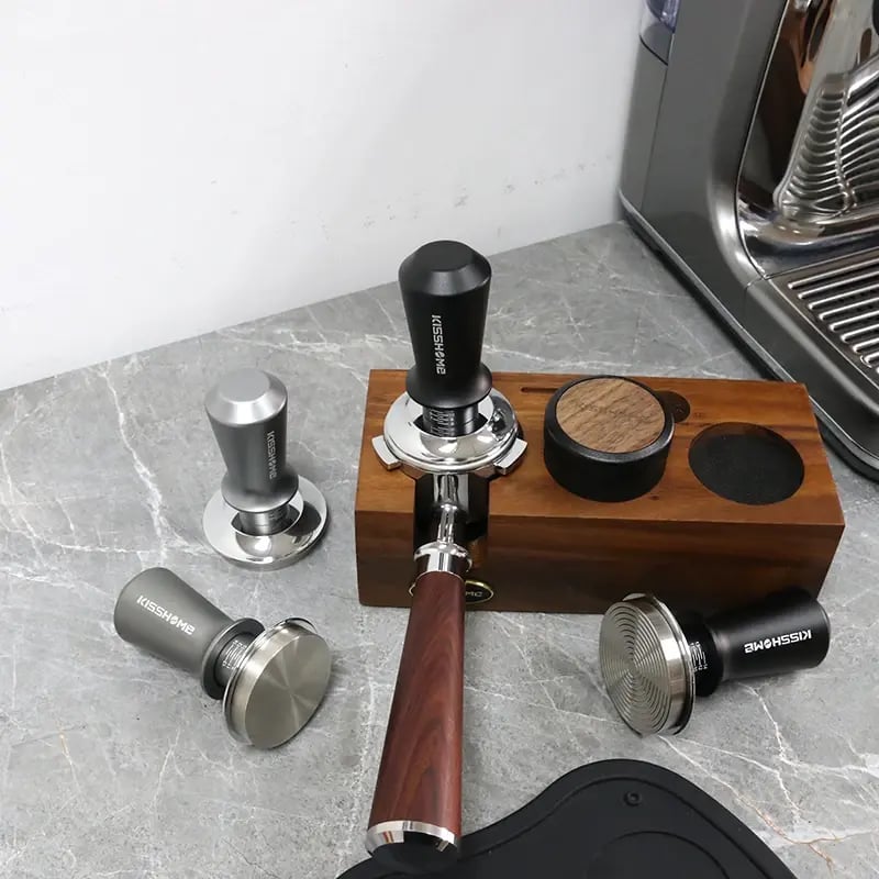 Coffee Tamper Constant Pressure Double Spring 51mm 53mm 58mm Espresso Distributor For Delonghi Breville Accessories Barista Tool