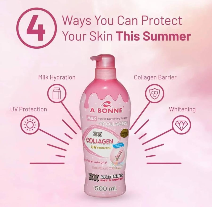 لوشن ايه بوني بالحليب والكولاجين (A Bonne Milk Power Lightening Lotion)