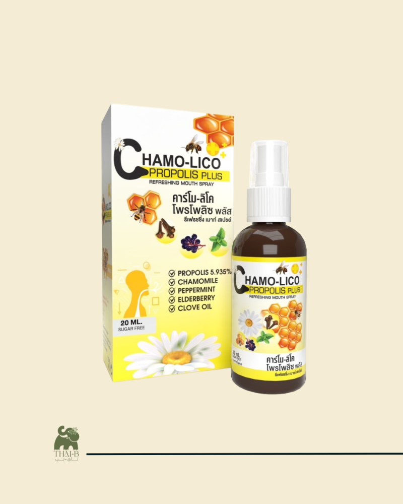 بخاخ الفم الطبيعي CHAMO-LICO Propolis Plus