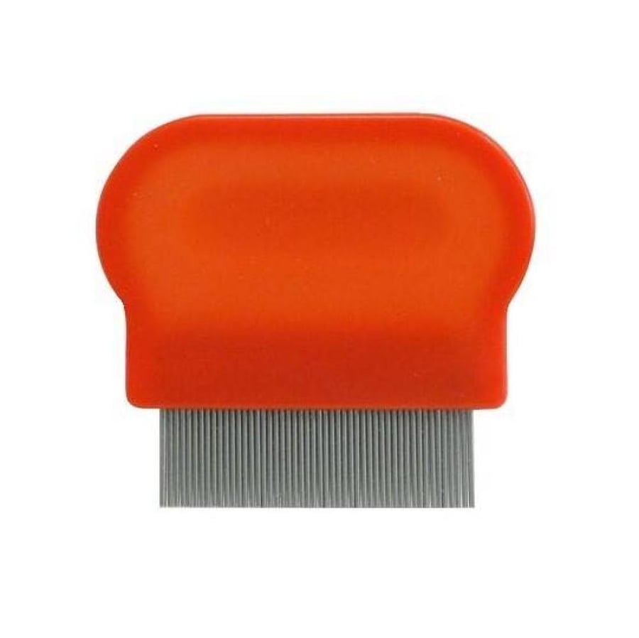 Short comb for removing dandruff and lice