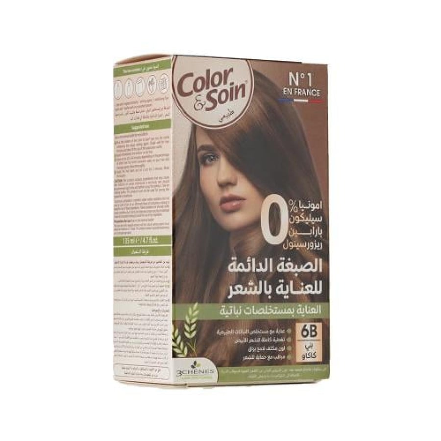صبغة شعر كلر اند سوا بي 6 بني كاكاو