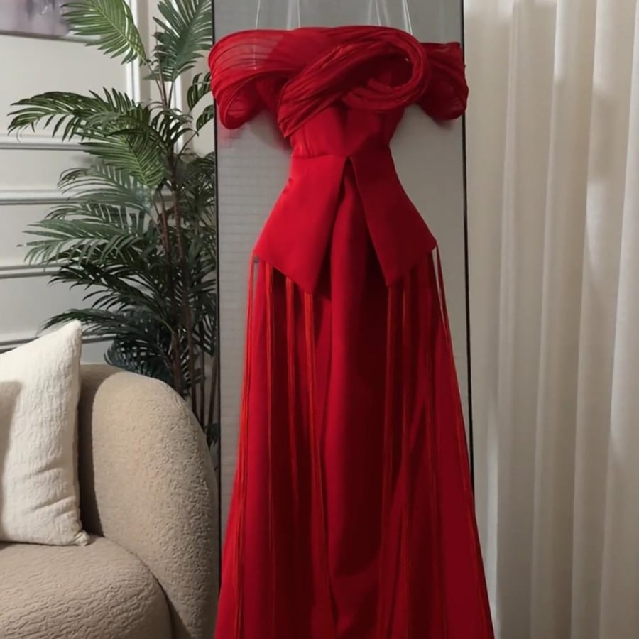 The red dress