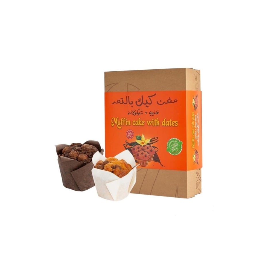 مفن كيك بالتمر كبير