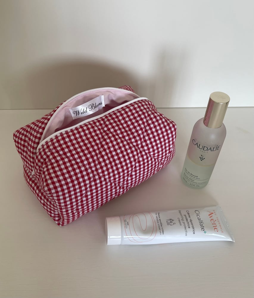 PERSONALIZED RED GINGHAM