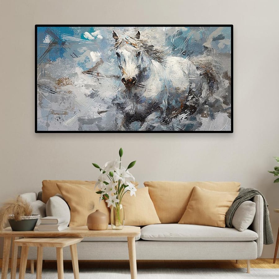 لــــوحات الخيل  بتصميم عــــصــري  - تحفة دارك للوحات الجدارية