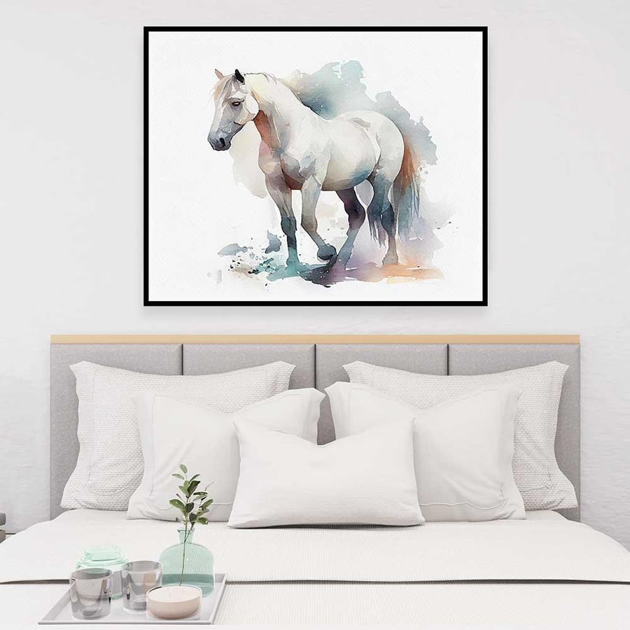 لــــوحات الخيل بتصميم عــــصــري - تحفة دارك للوحات الجدارية