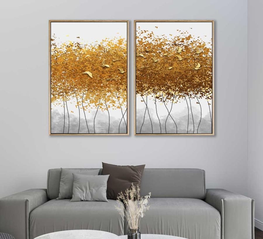 طقم  لــوحات ثنائية بتصميم عصري