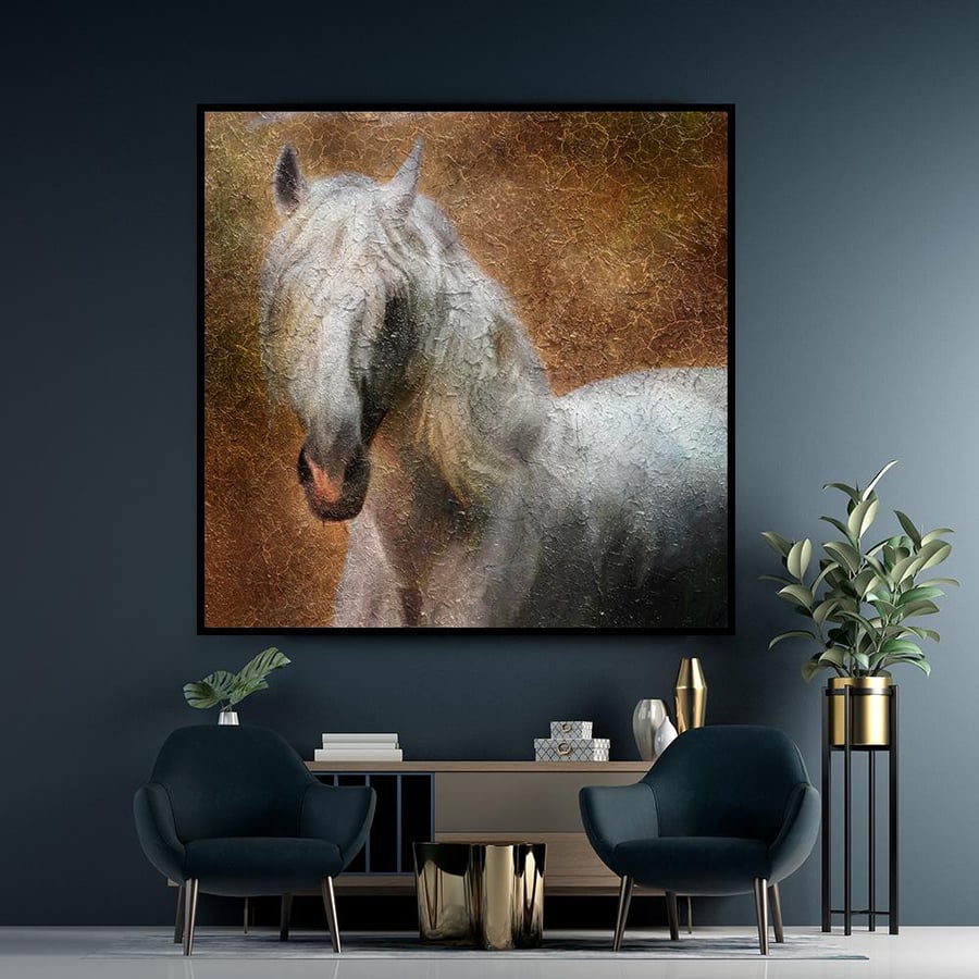 لــــوحات الخيل  بتصميم عــــصــري  - تحفة دارك للوحات الجدارية