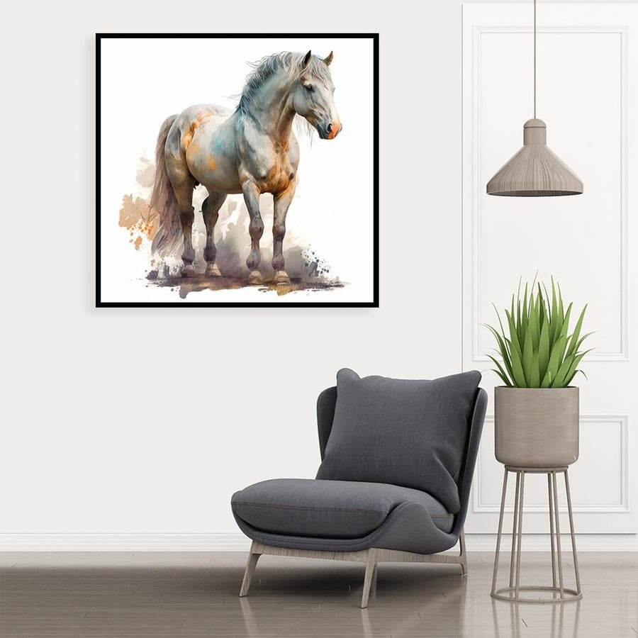 لــــوحات الخيل بتصميم عــــصــري