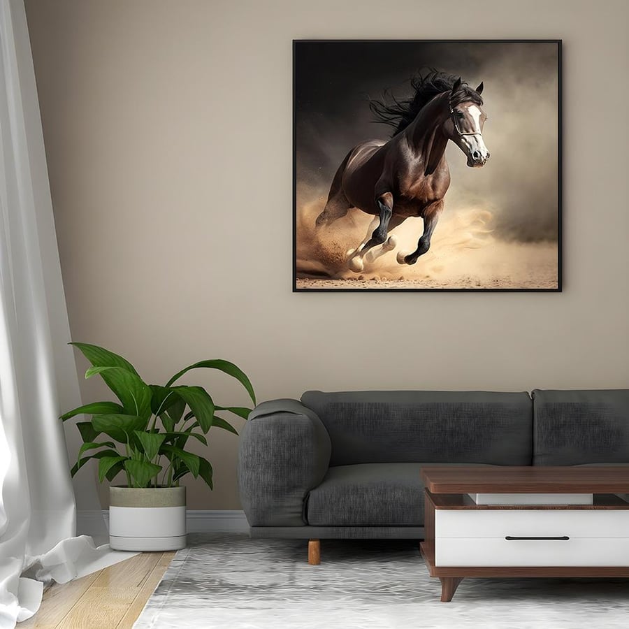 لــــوحات الخيل  بتصميم عــــصــري  - تحفة دارك للوحات الجدارية