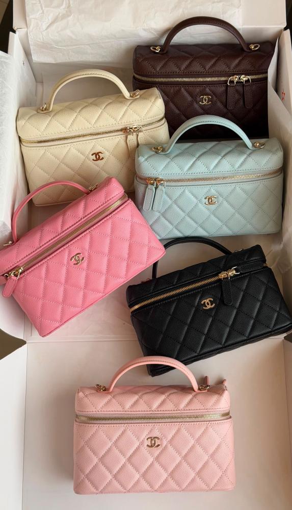 حقيبة شانيل فانيتي توب هاندل – Chanel Small Top Handle Vanity Case
