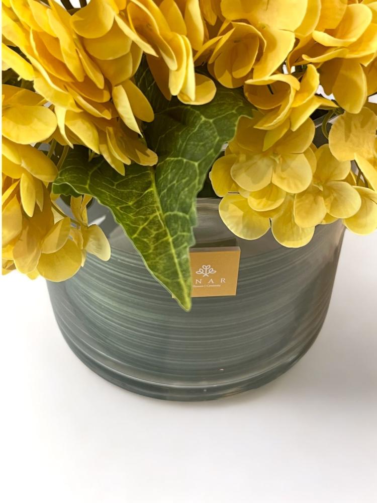 luxury  yellow hydrangea