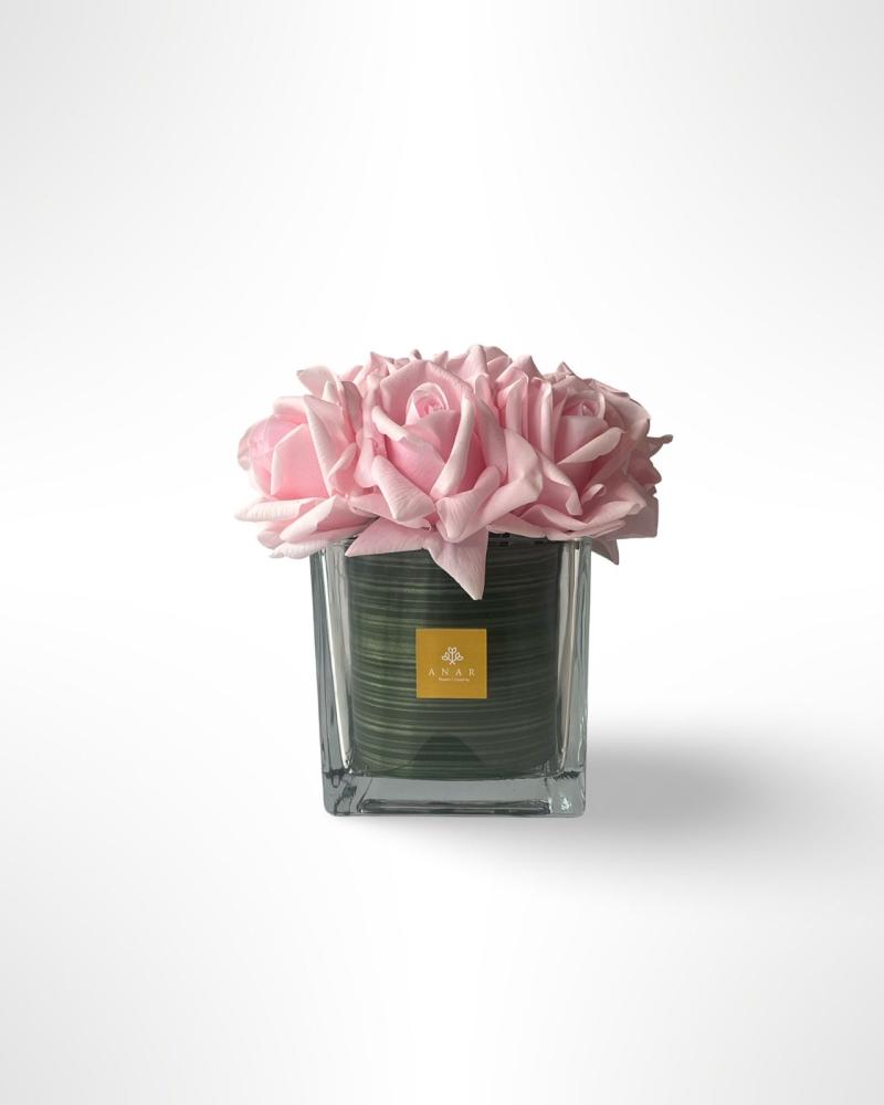Hotel vase. “baby pink”