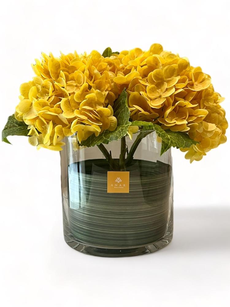 luxury  yellow hydrangea