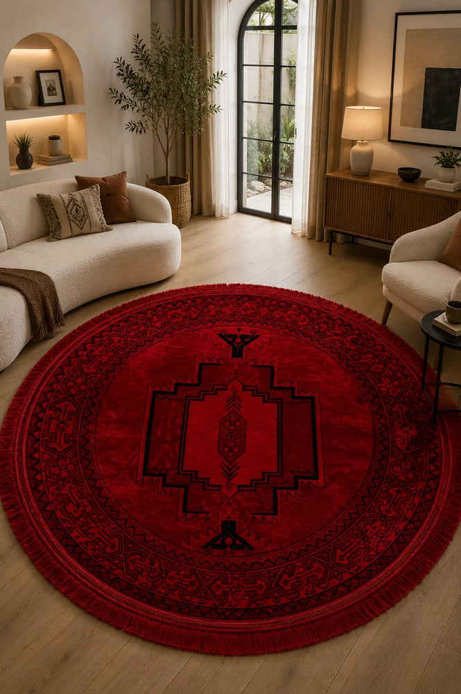 Kandahar carpet - round
