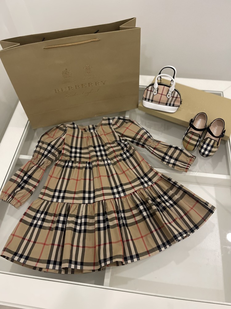 A Burberry dress