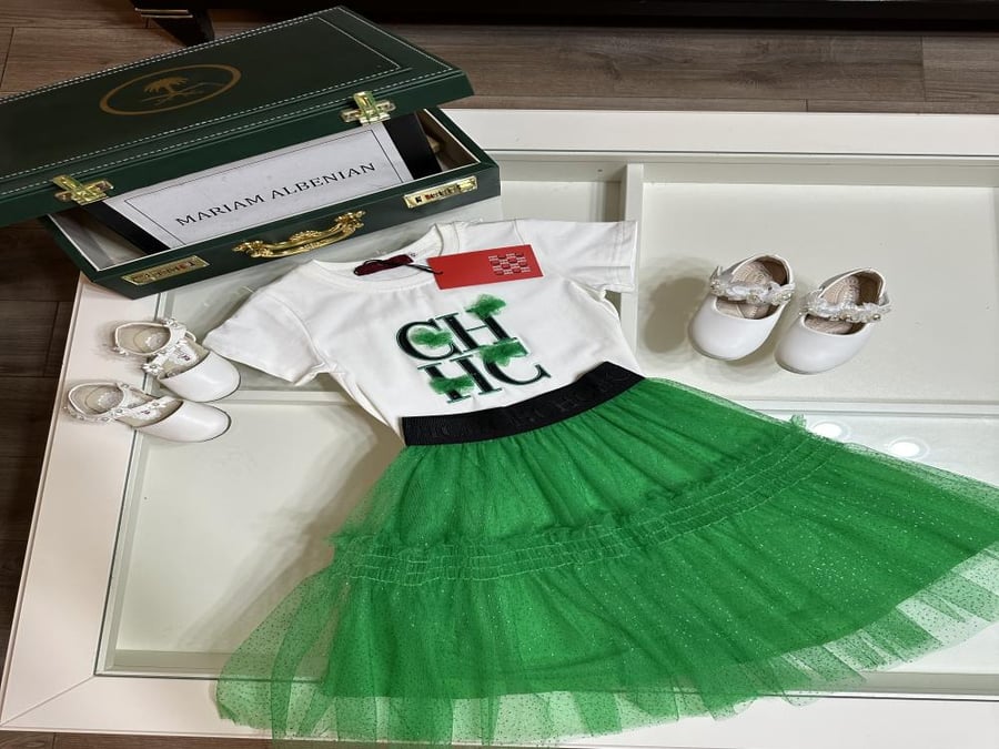 CH T-shirt and skirt set